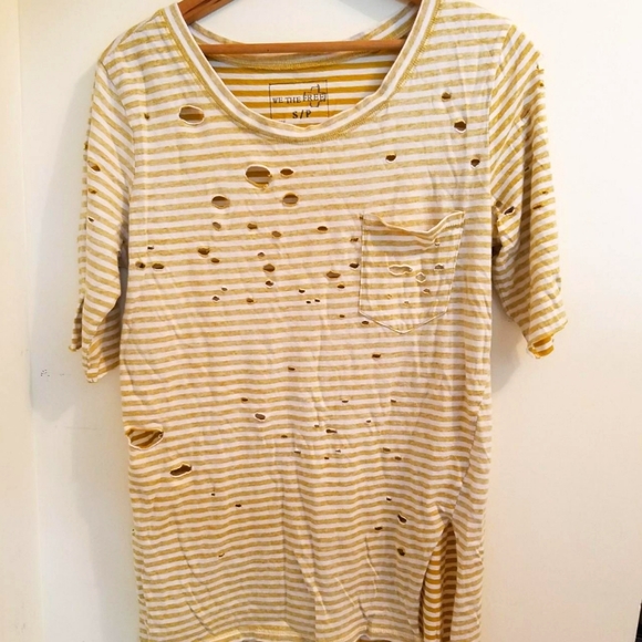 Free People distressed t-shirt - Picture 1 of 2